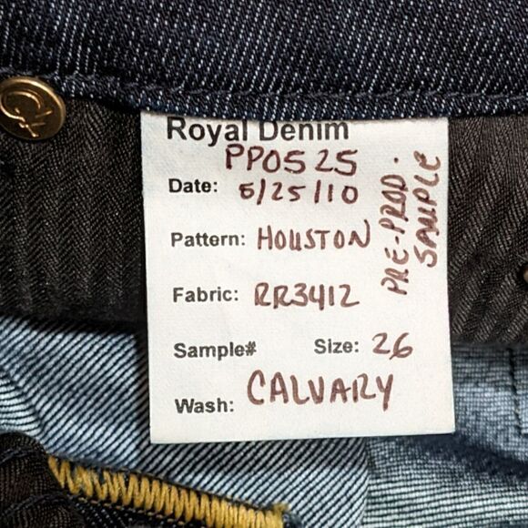 Fidelity Jason Trotzuk Royal Denim Houston Calvary Skinny Fit Jeans Size 26 NWOT - Picture 8 of 9